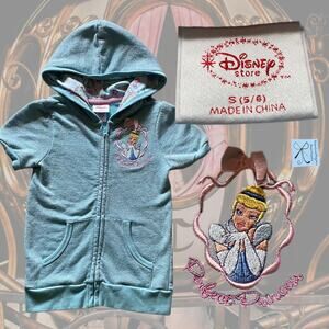 Disney Store Cinderella Perfect Princess Metallic Thread Jacket Kids Sz S (5/6)
